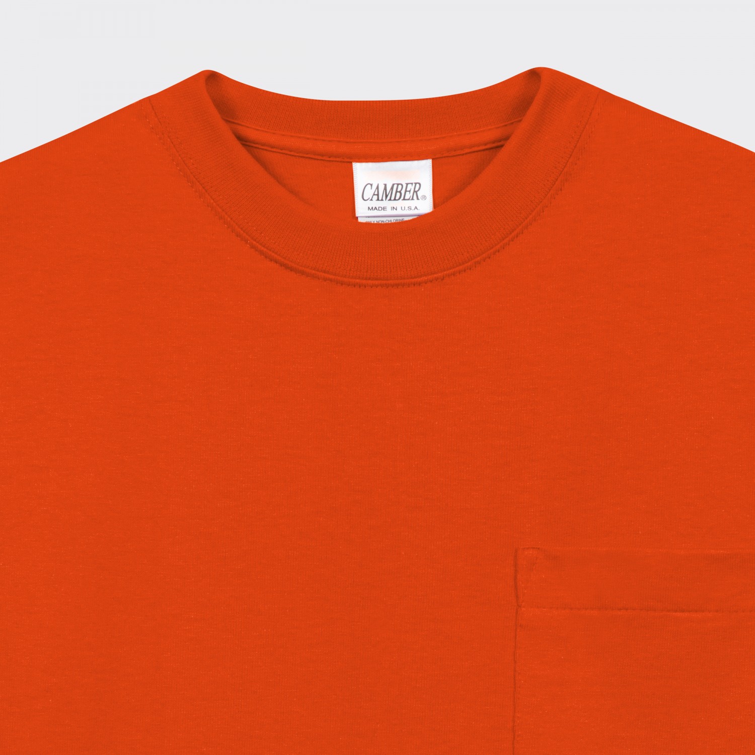 Pocket : Camber USA T-shirt : Orange