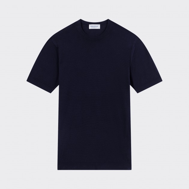 T-shirt Cotton Polo Shirt : Dark Navy