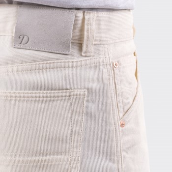 Selvedge Denim Five-Pocket Jeans : Ecru