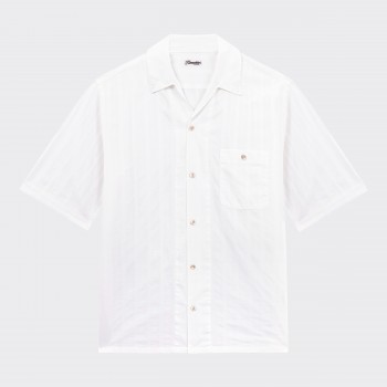 Chemise Col Requin : Blanc