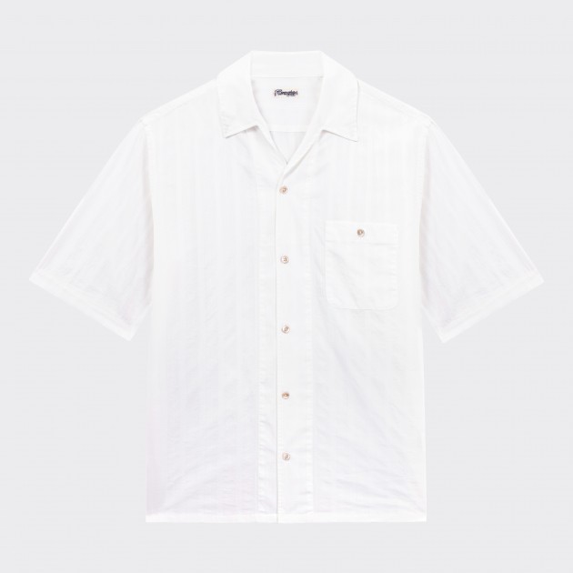 Chemise Col Requin : Blanc