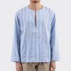 Chemise Baja Seerscuker : Bleu Ciel/Blanc