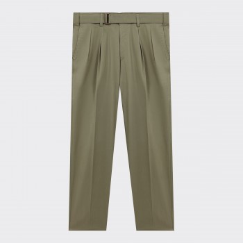 Chino Militaire à Ceinture : Olive  