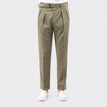 Belted Military Chino : Olive 