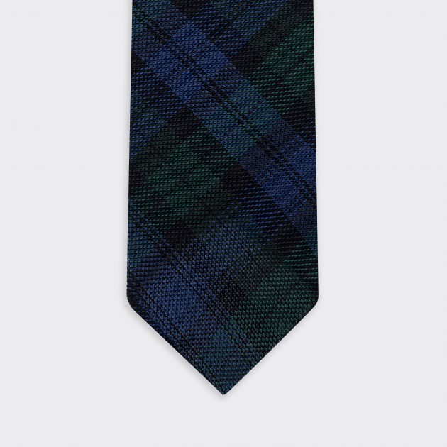 Grenadine Tie : Blackwatch Tartan