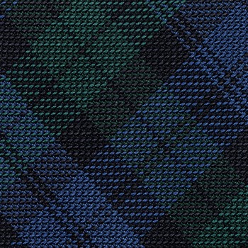 Cravate Grenadine de Soie : Tartan Blackwatch
