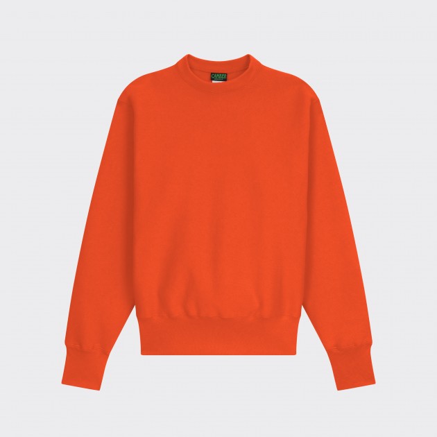 Sweatshirt Col Rond : Orange