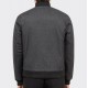 Water Resistant Wool A-1 Jacket : Grey