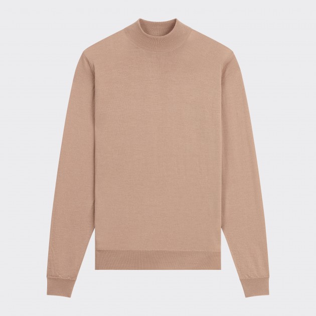Merino wool hotsell mock turtleneck sweater