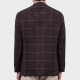Veste Laine & Alpaga Carreaux : Marron/Beige  
