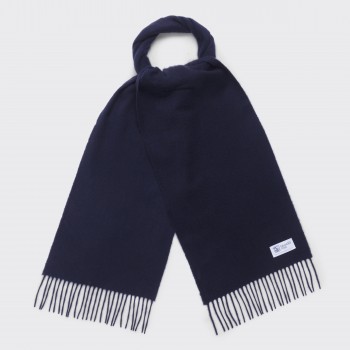 Cashmere Scarf : Navy