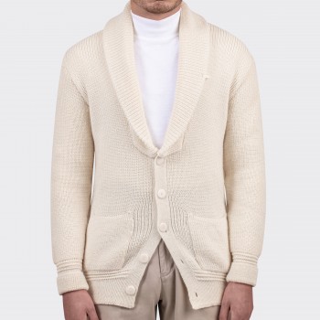 Cardigan : Écru