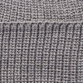 Bonnet “Expedition“ en Mérinos : Gris