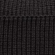 Bonnet “Expedition“ en Mérinos : Noir