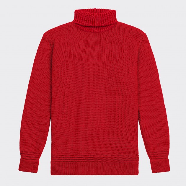 Col Roulé Submariner : Rouge 