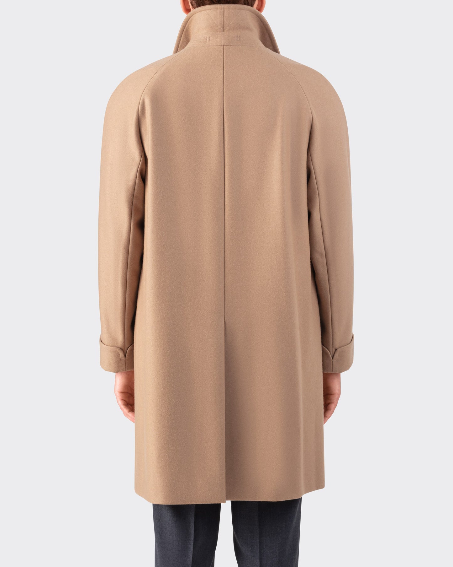 Pardessus "CORB" Laine Et Cachemire : Camel