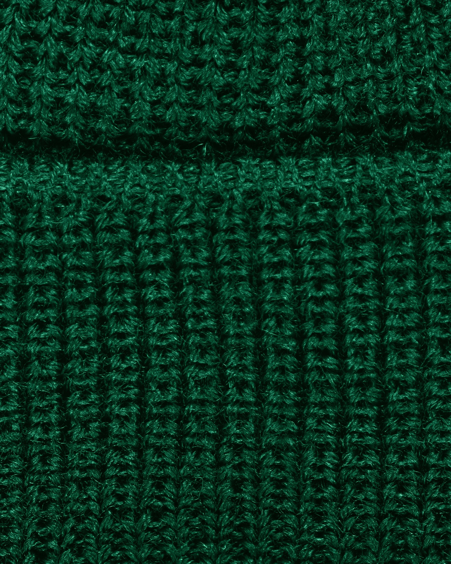 Bonnet Heimat Mechanics en laine vierge vert sapin, vue 3