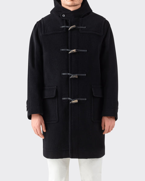 ジャケット・アウター INVERTERE DUFFLE COAT BLACK  MALLALIEUS Invertere