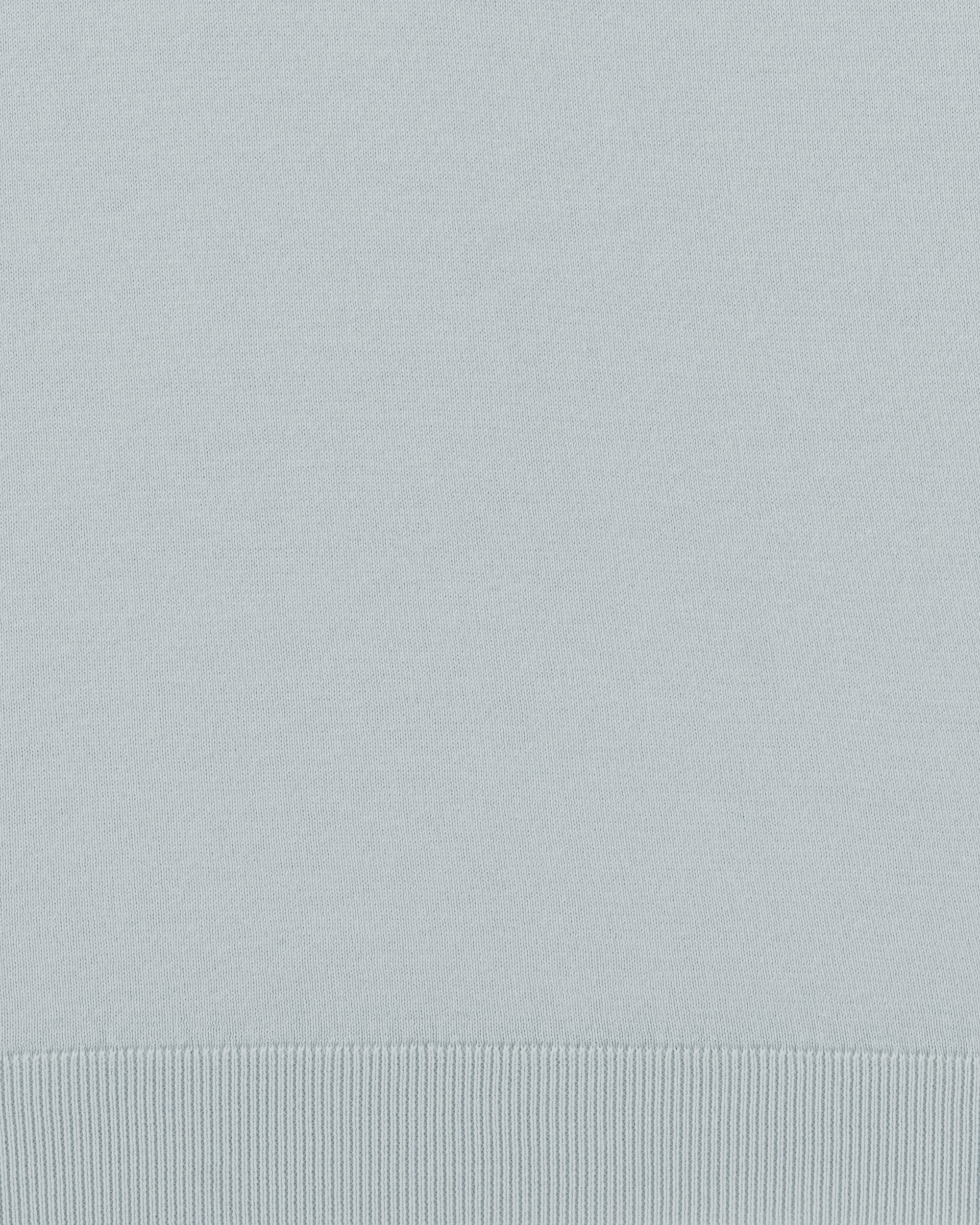 John Smedley Isis Sea Island cotton polo shirt in Dew, knit detail