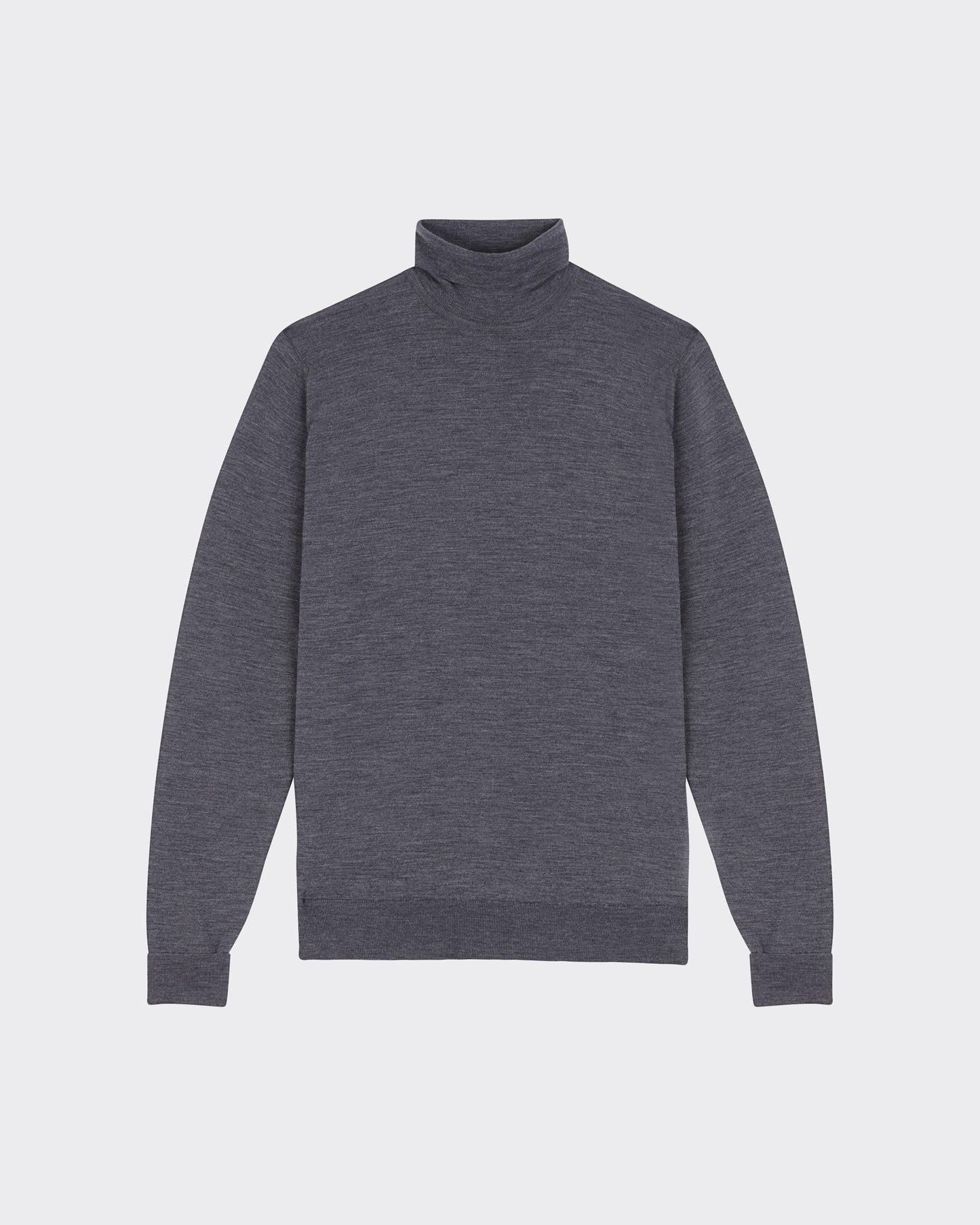 Merino Wool Turtleneck : Charcoal