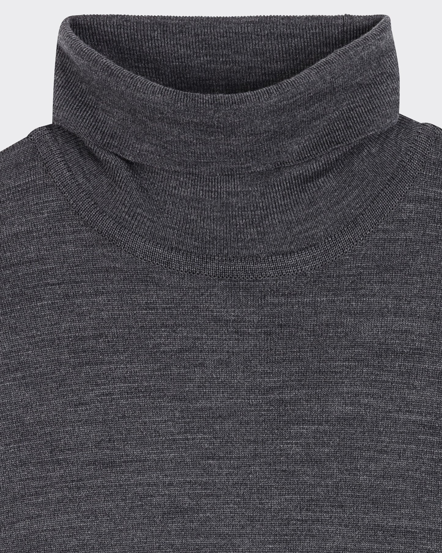 Merino Wool Turtleneck : Charcoal