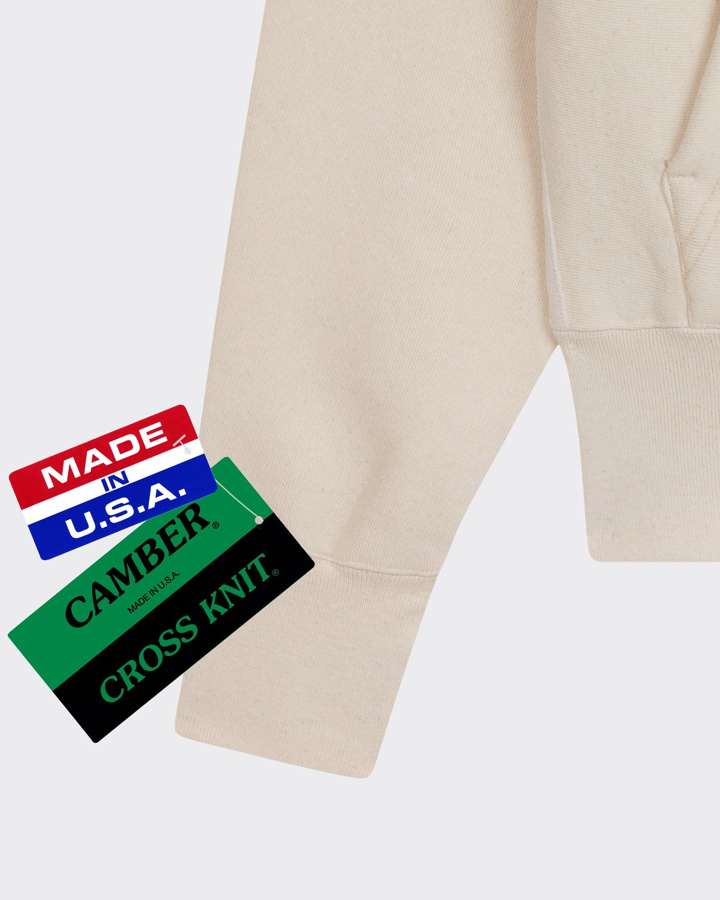 Hooded Sweatshirt : Ecru
