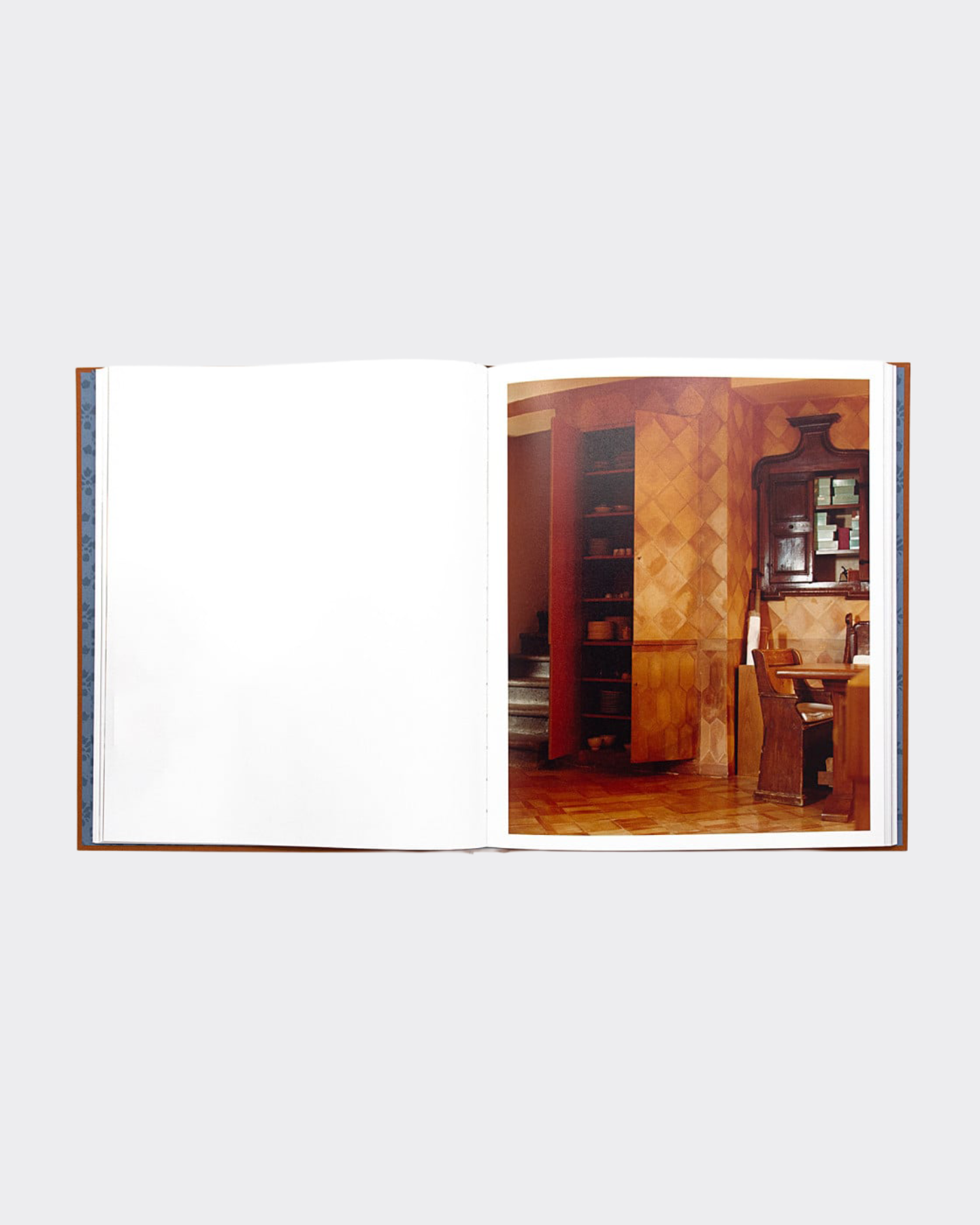 The Italian Interiors of Elsa Peretti book inside spread, Apartamento, BEIGE HABILLEUR PARIS