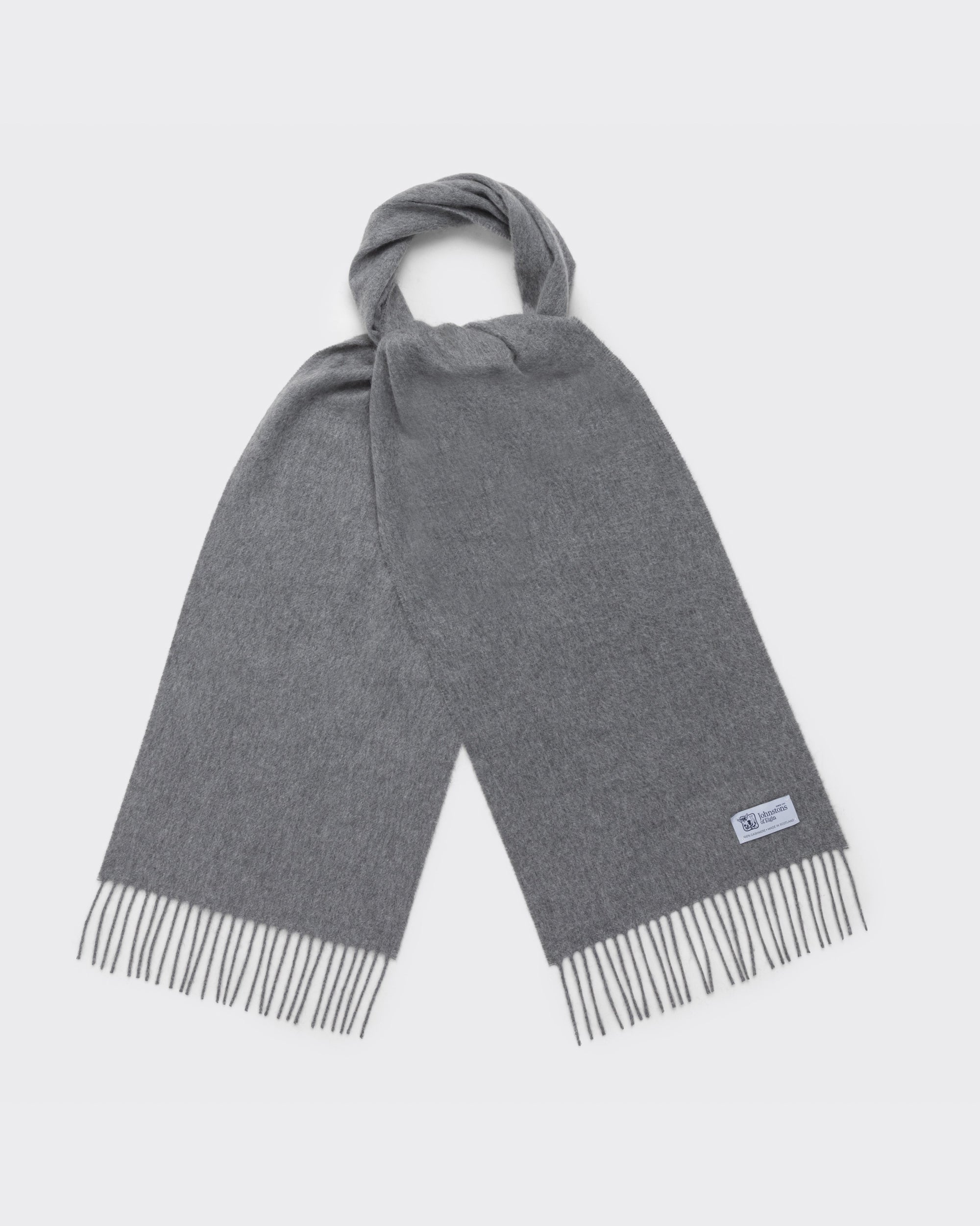 Écharpe Johnstons Of Elgin Gleneagles - 100% Laine D'agneau - Couleur Camel - Unisexe