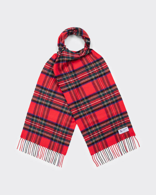 Cashmere Tartan Scarf : Royal Stewart 