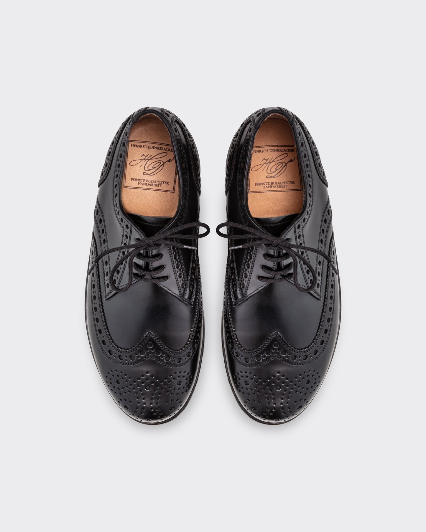 Derby “Rio” Full Brogue en Cordovan : Noir