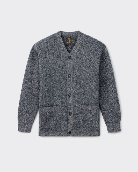 Cadigan en Cachemire Alashan : Gris