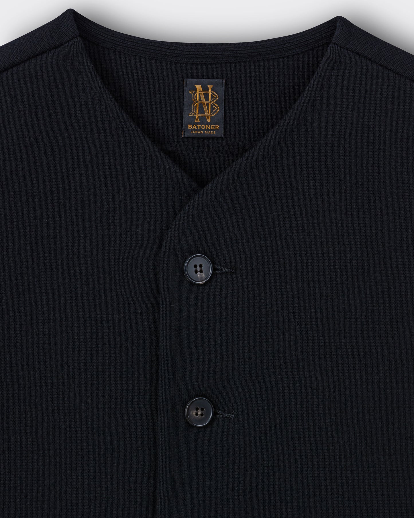 Gilet en Laine Mérinos : Noir