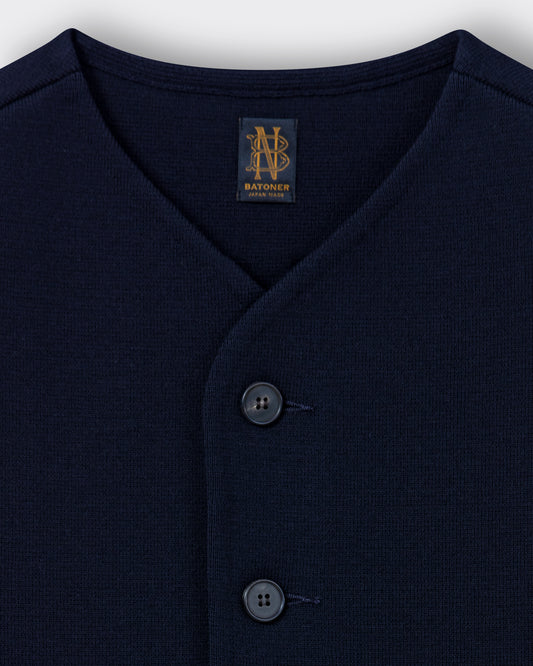 Gilet en Laine Mérinos : Marine