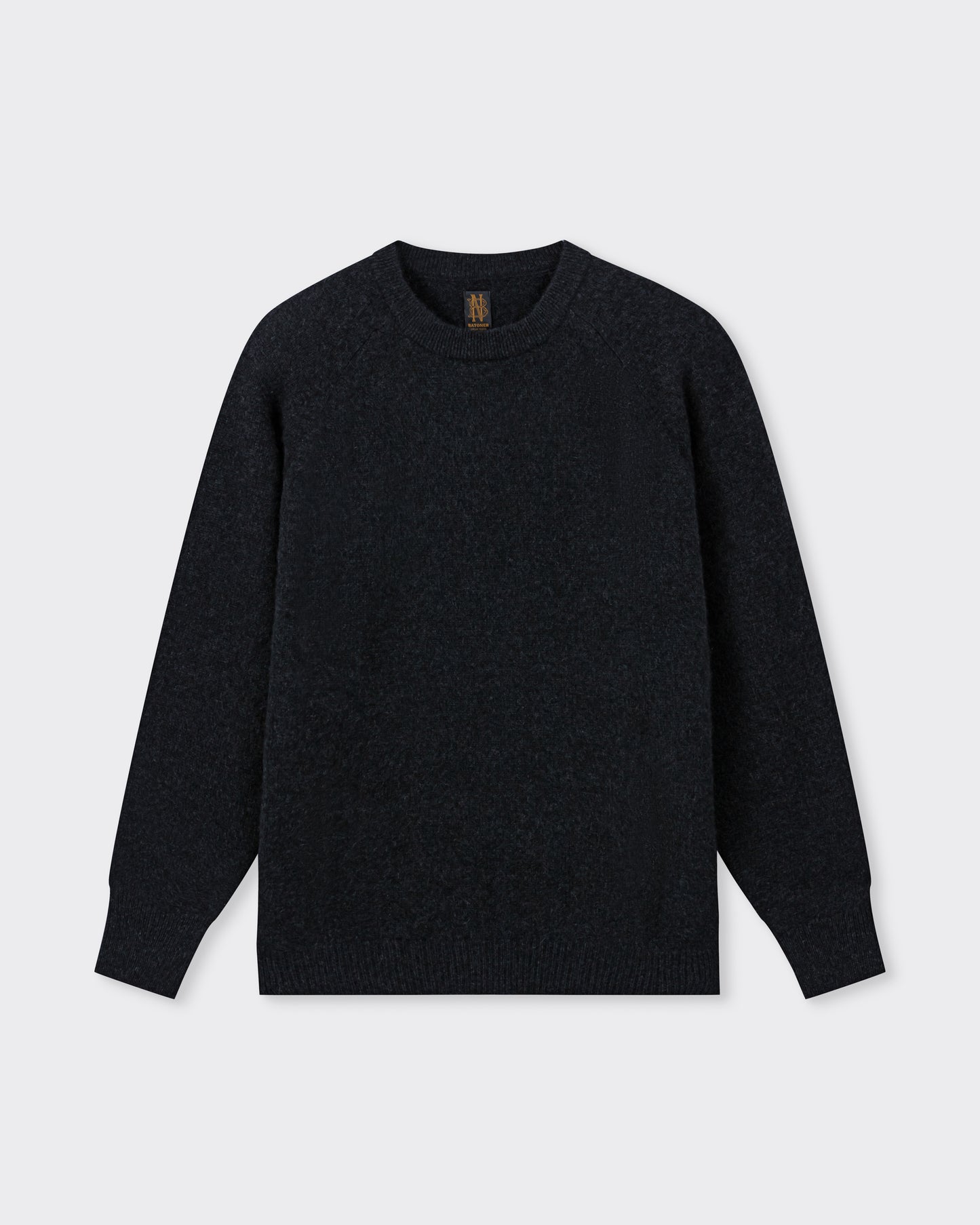 Pull Col Rond en Cachemire Alashan : Anthracite