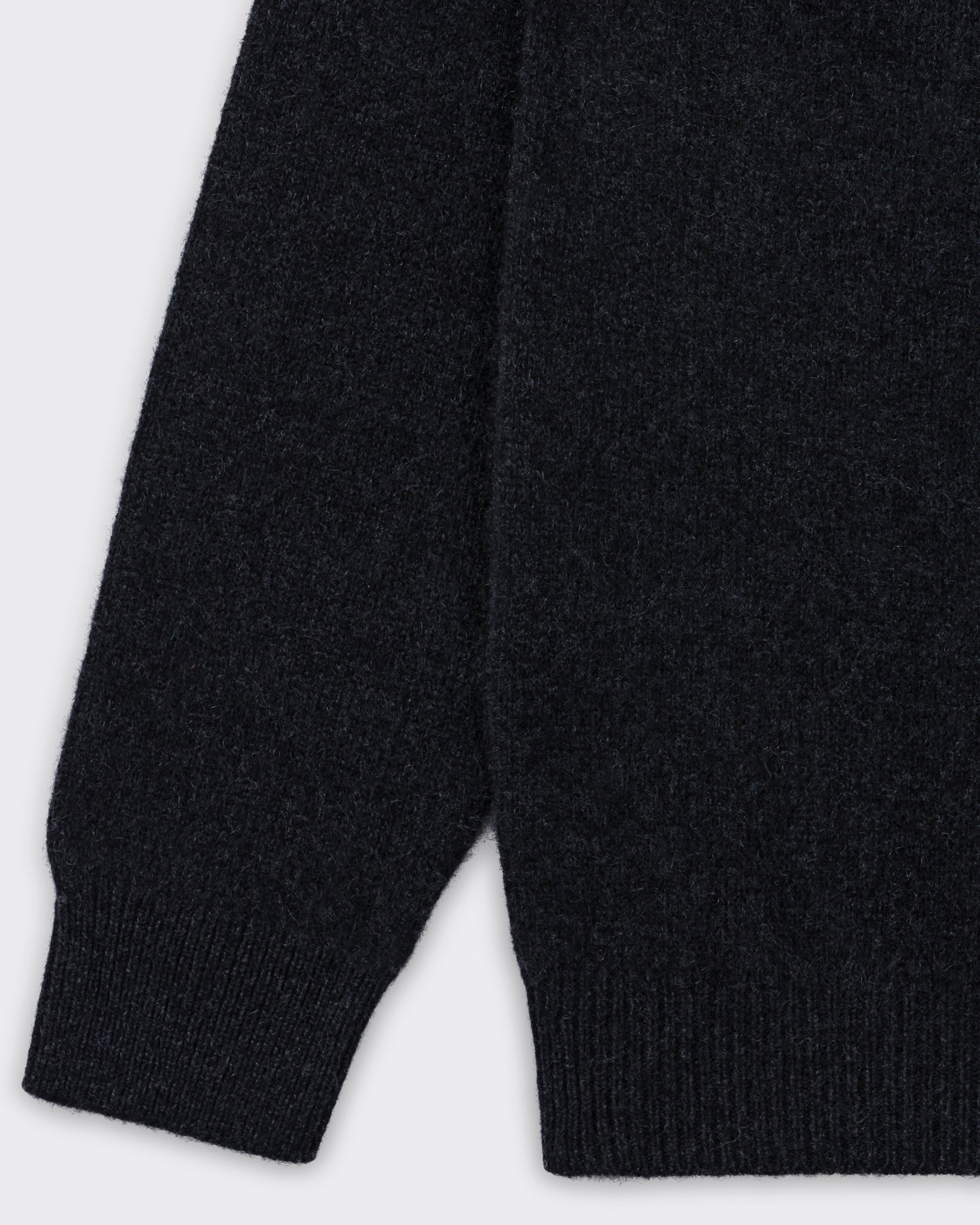 Pull Col Rond en Cachemire Alashan : Anthracite