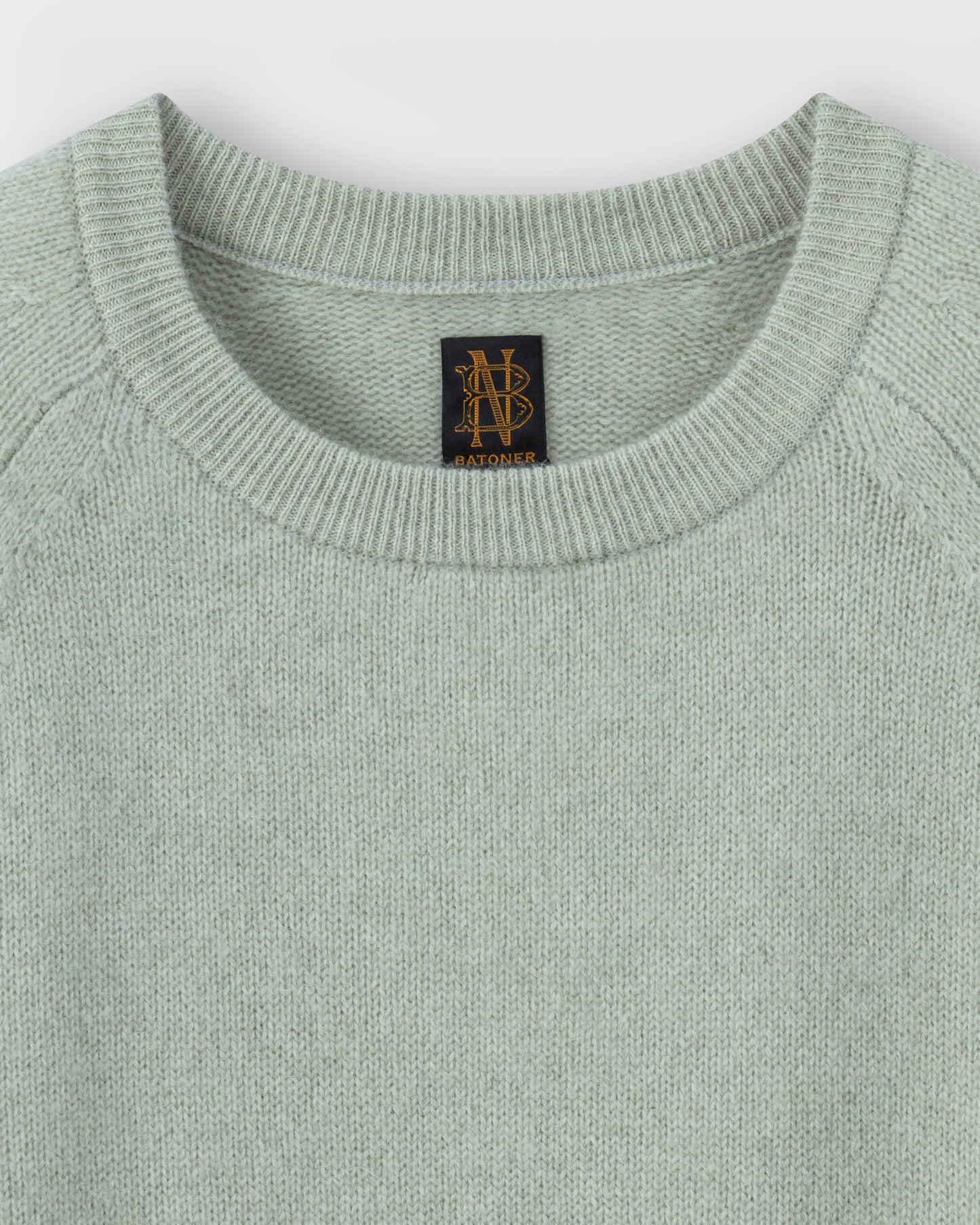Alashan Cashmere Crewneck Sweater: Seafoam Green