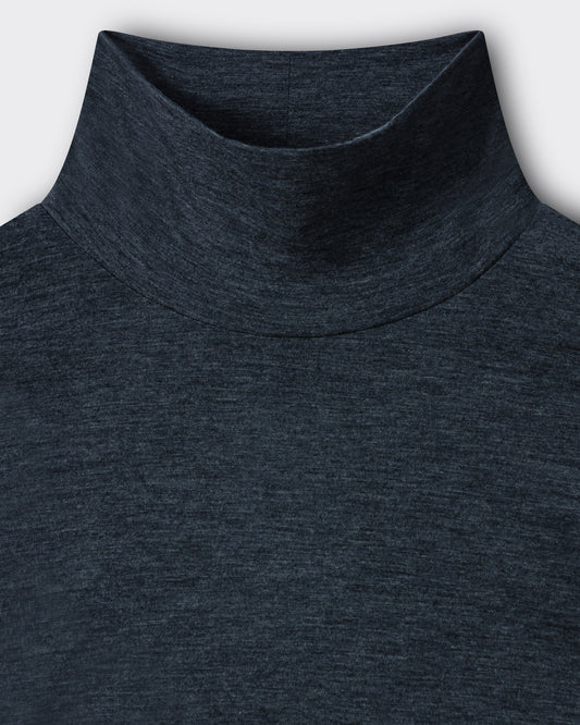 T-shirt Col Cheminée en Cachemire Alashan : Anthracite