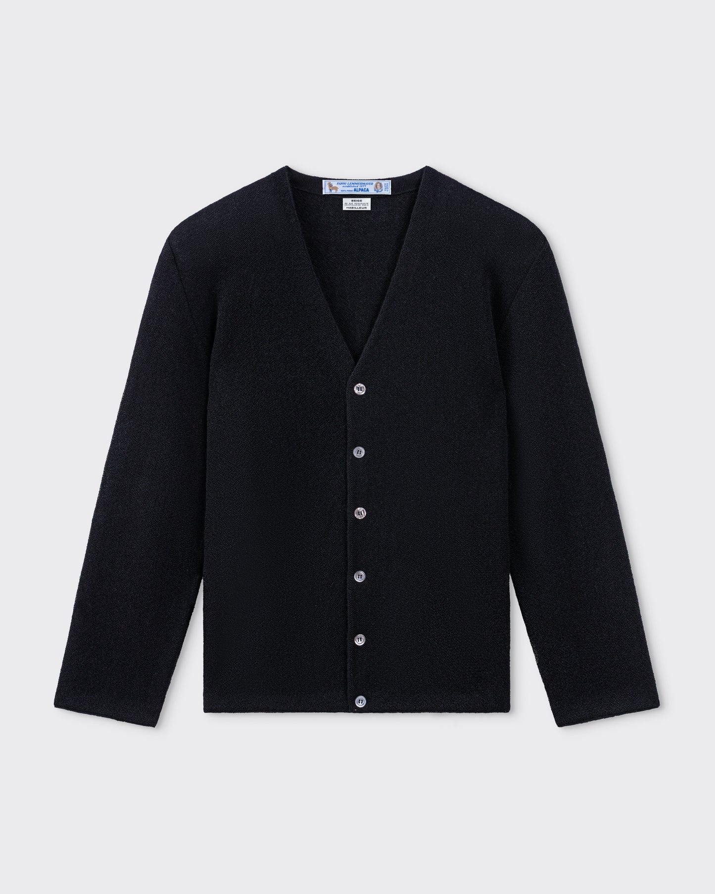 Cardigan en Alpaga : Noir
