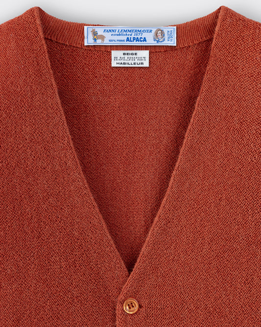 Alpaca Cardigan : Amber