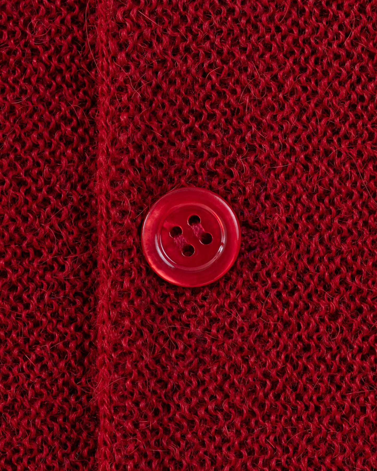 Cardigan en Alpaga : Rouge Dahlia