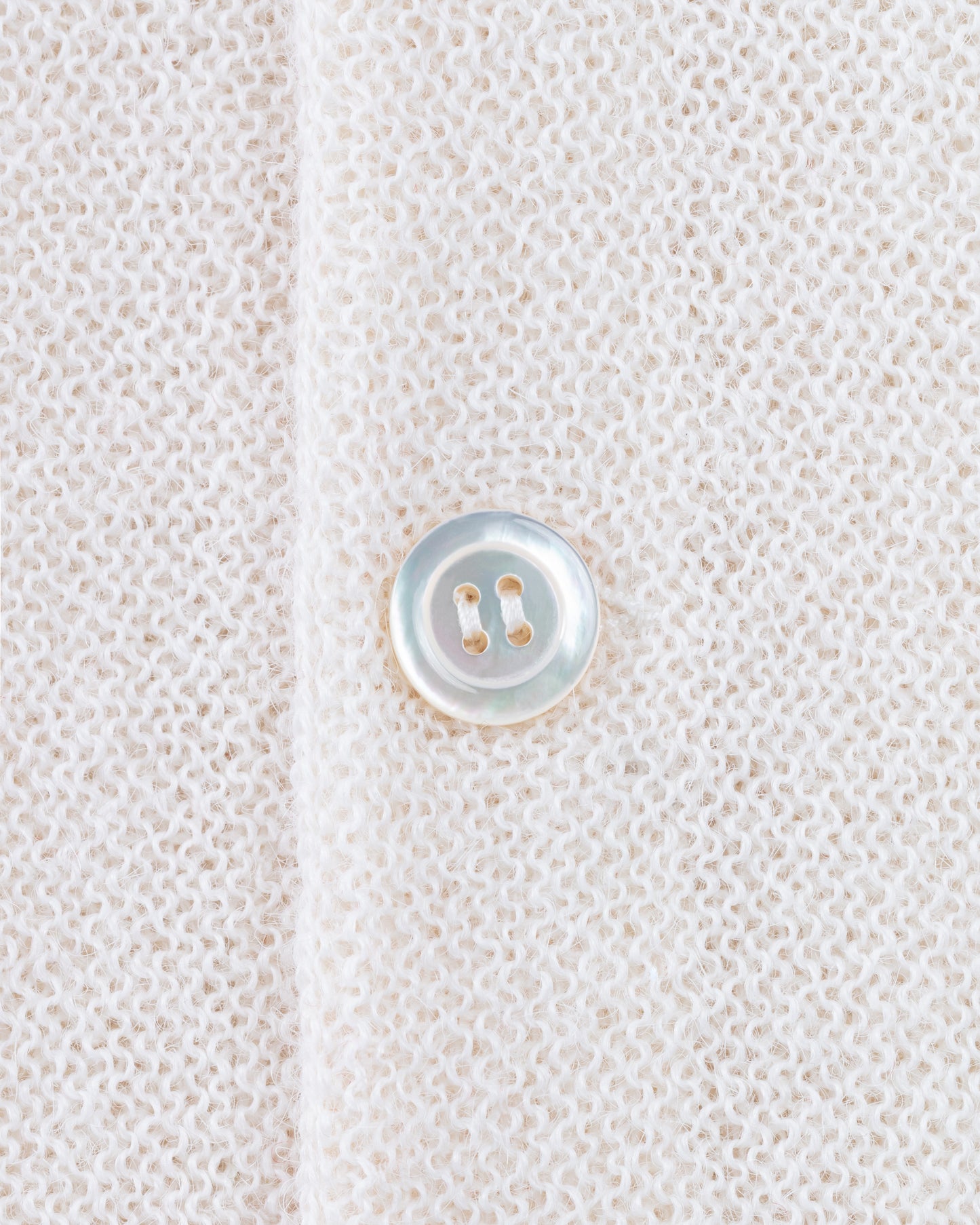 Alpaca Cardigan : White