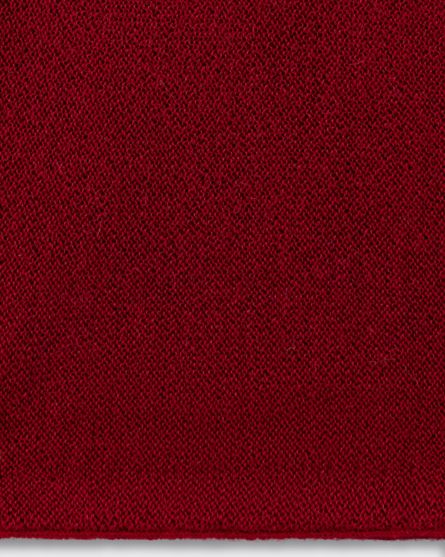 Alpaca V-neck Sweater : Red Dahlia