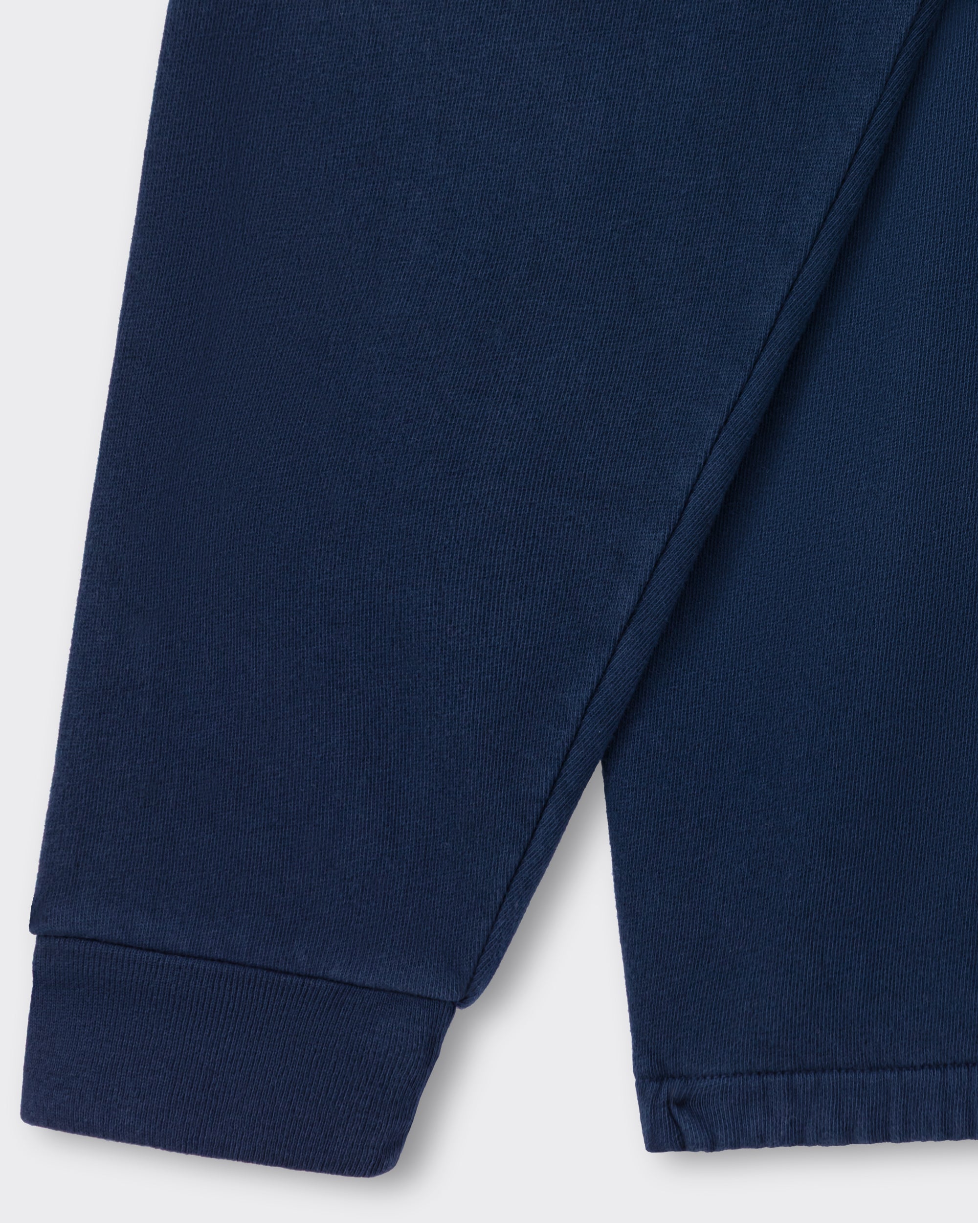 A.PRESSE half-zip sweatshirt in 100% cotton fleece, 1950s vintage inspiration, hand-treated patina, made in Japan