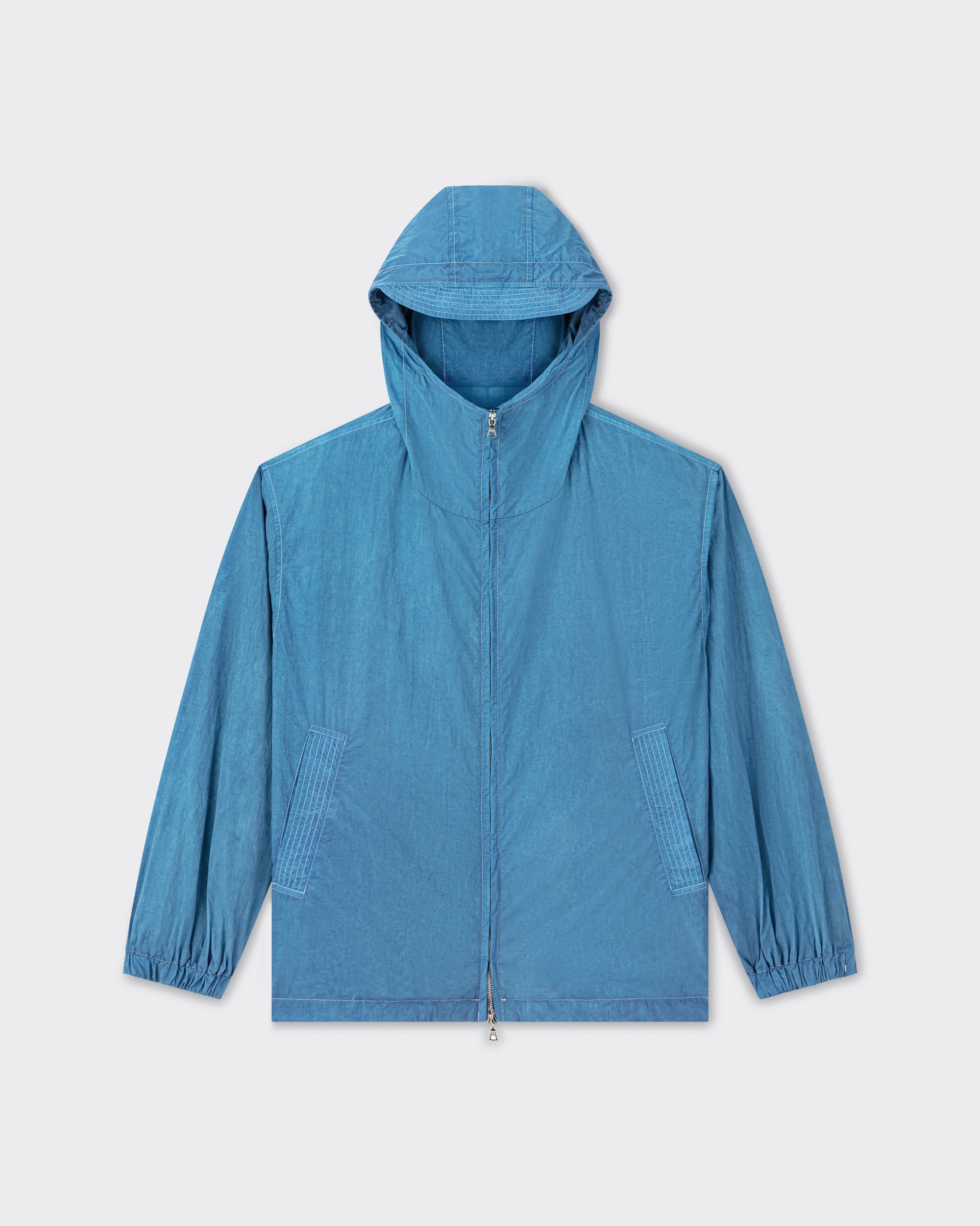 Arpenteur Kaolin nylon jacket in pastel front view at Beige Habilleur Paris