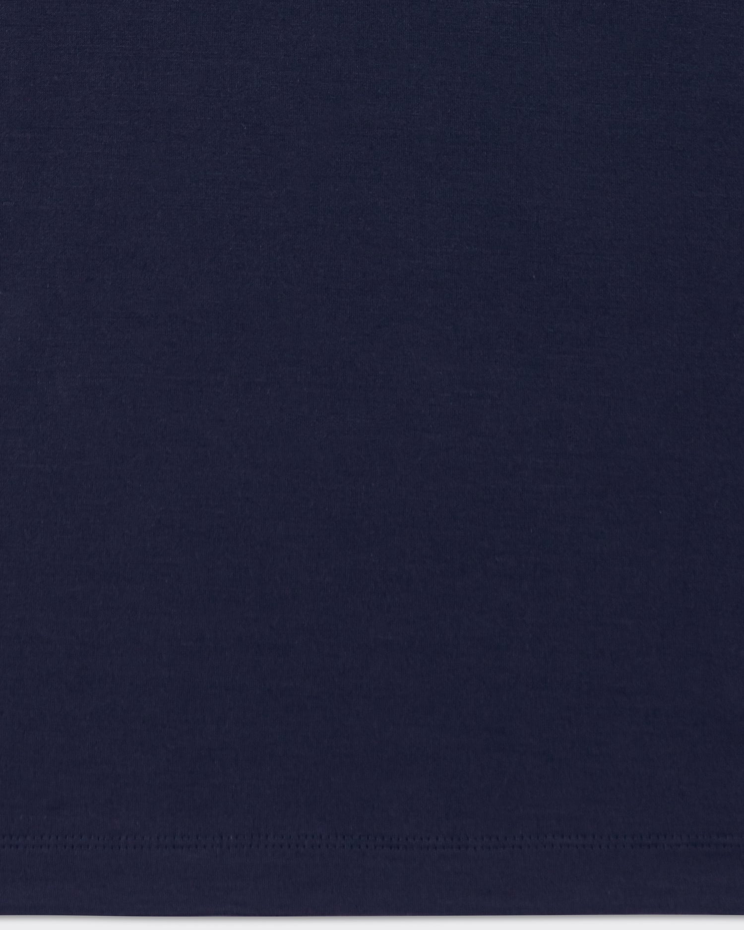Batoner silk t-shirt navy, ribbed finish detail