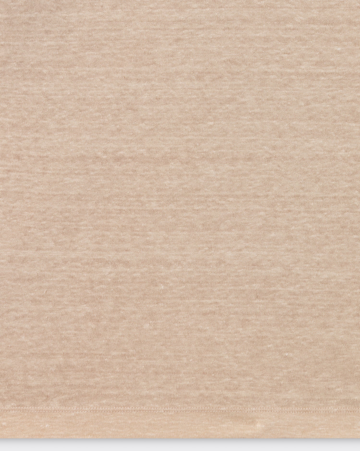 T-shirt en Lin Lavé : Beige-Marron — Batoner