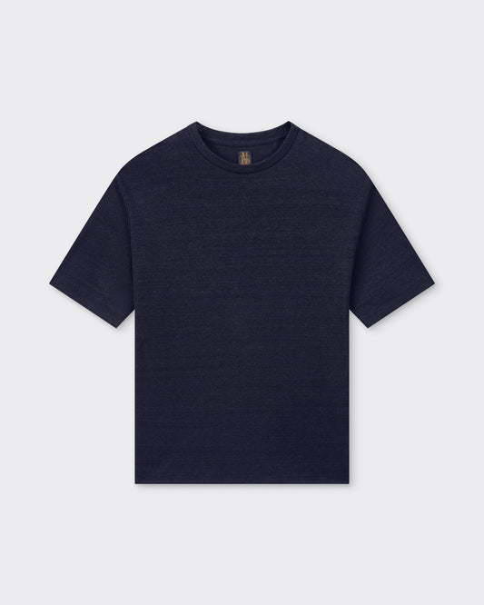 T-shirt en Lin : Marine