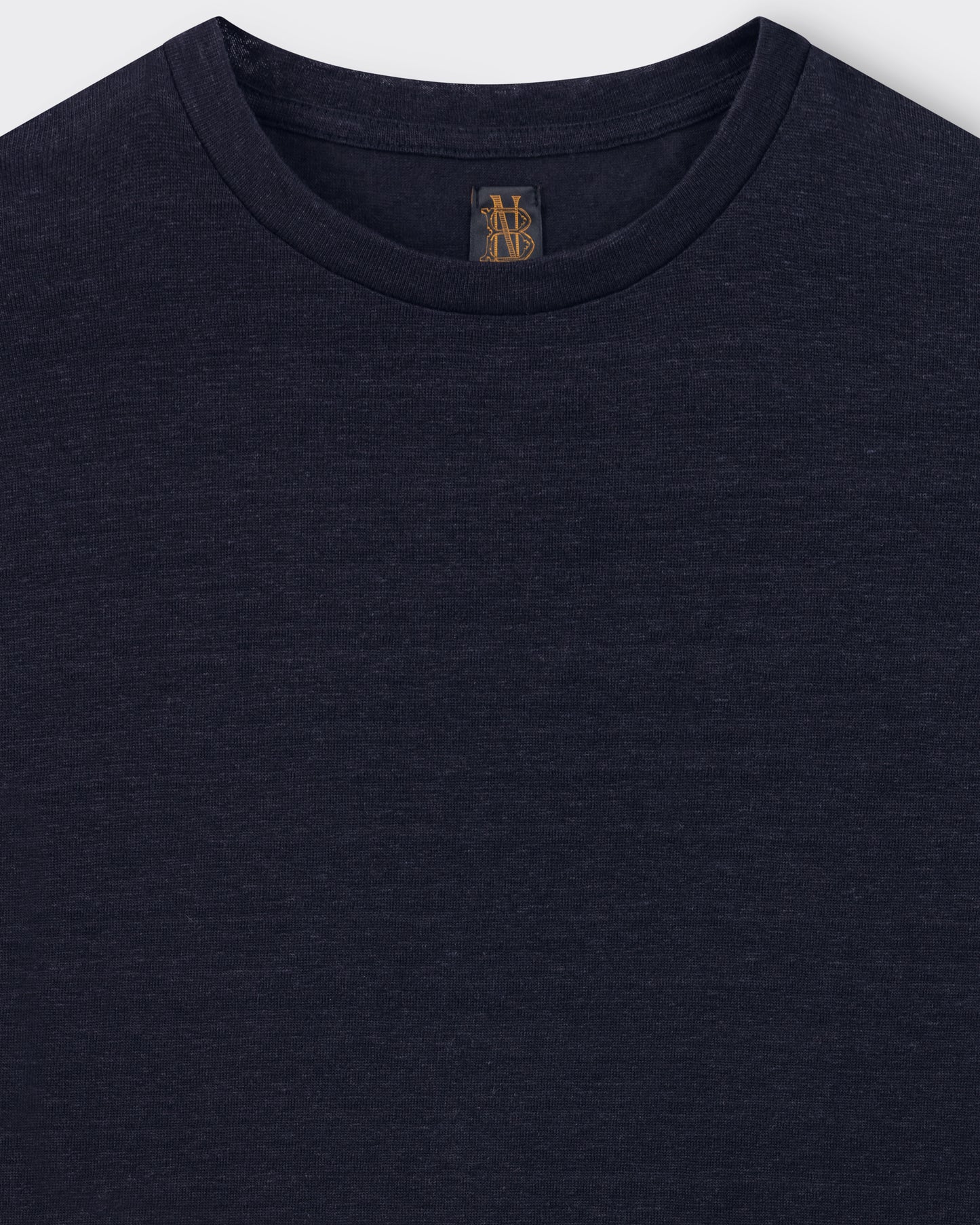 Linen T-shirt: Navy