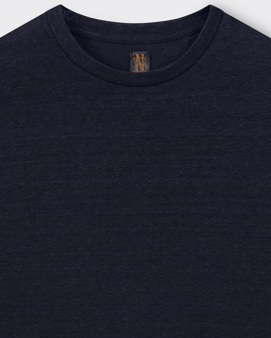 T-shirt en Lin : Marine