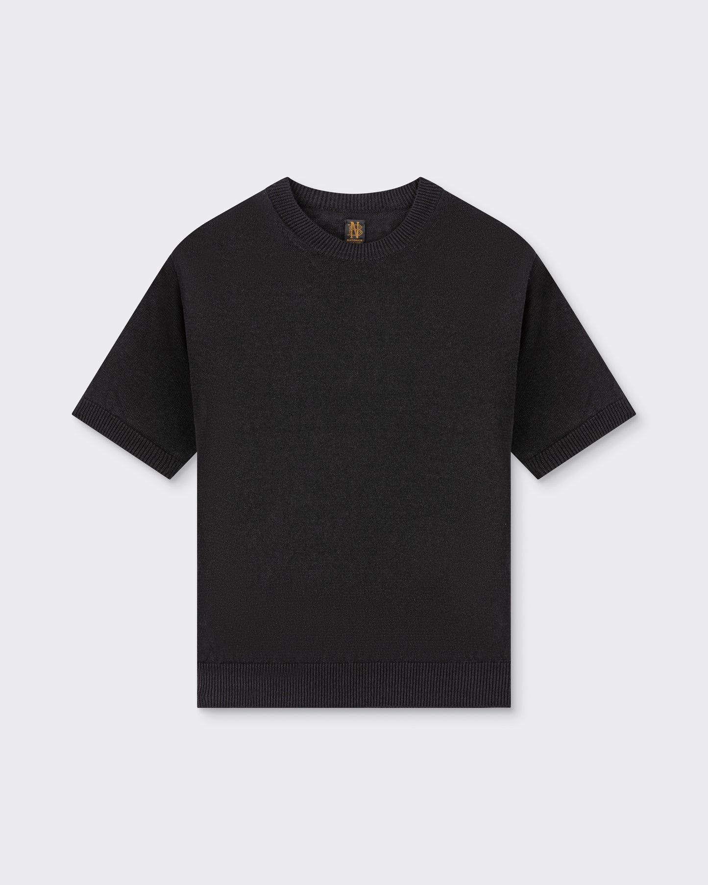 T-shirt en Lin Lavé : Noir